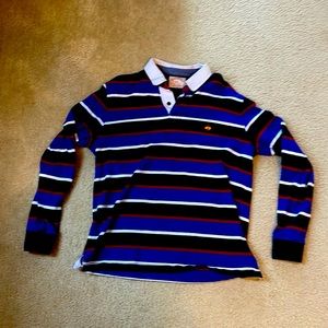 Mens long sleeve collard shirt.